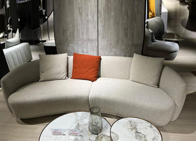 WOODENCENTURY 4 seater Sofa white