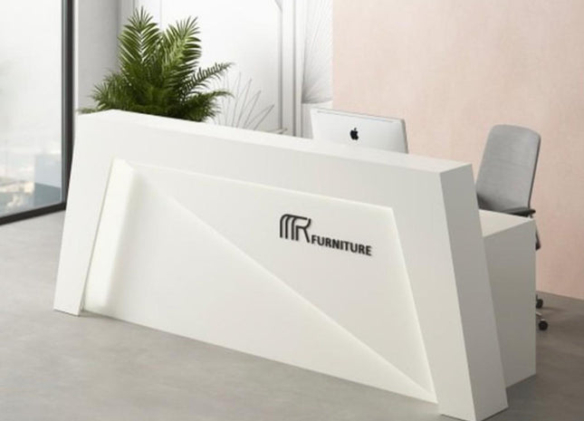 WOODENCENTURY Reception desk white