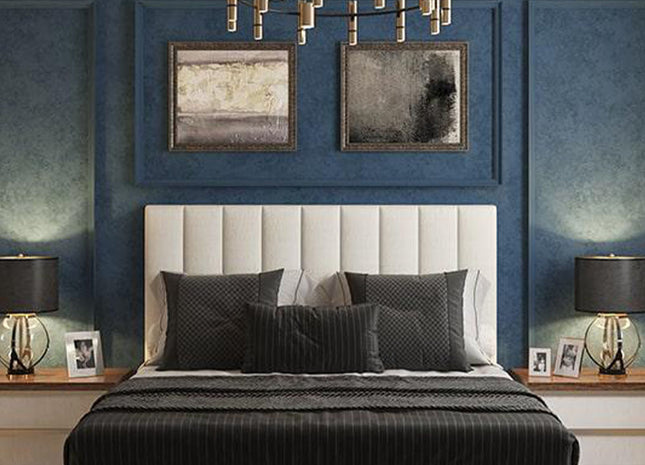 WOODENCENTURY Bed White black