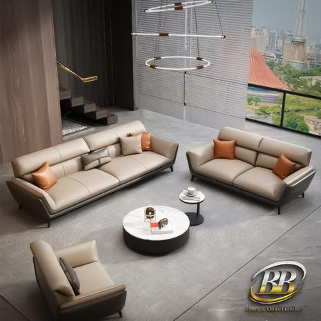 Woodencentury PU Leather Sofa